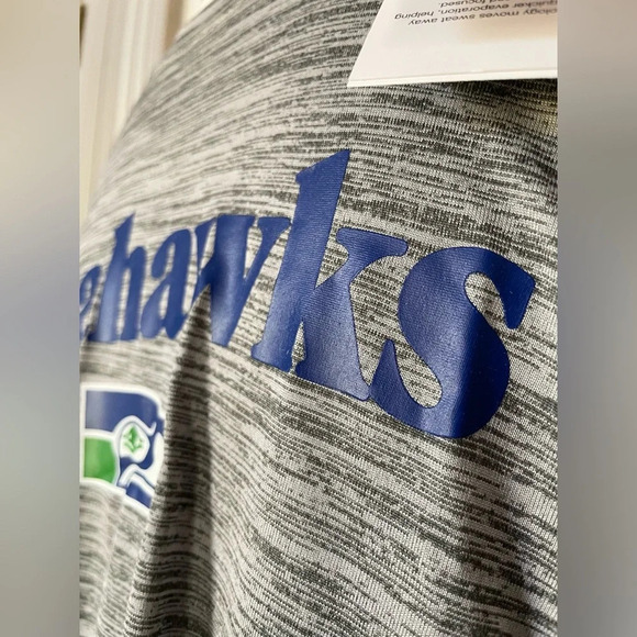 The Nike Tee Dri-Fit NFL Seattle Seahawks On Field Apparel Men's Large Shirt NWT - Picture 11 of 13
